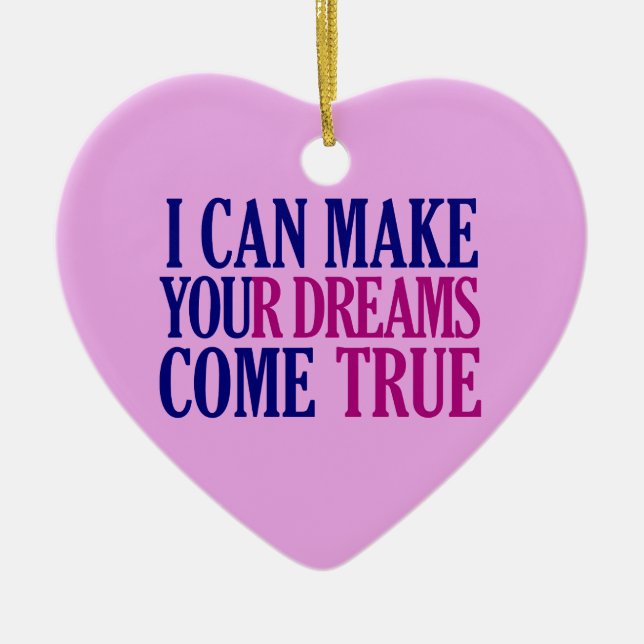 Ornamento de personalizado Dream Maker (Frente)