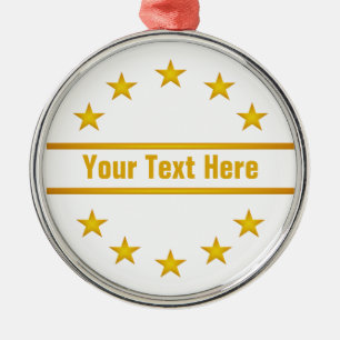 Ornamento de personalizado GOLDEN STARS