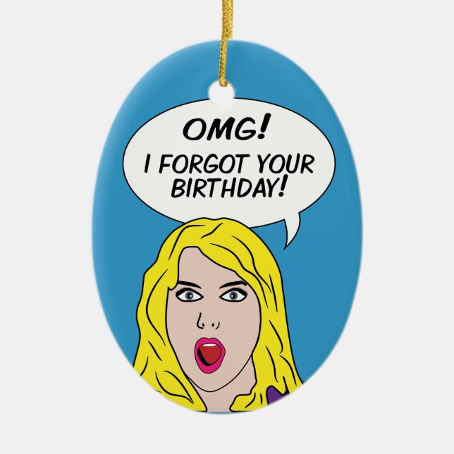 Ornamento de personalizado RETRO COMICS (Frente)