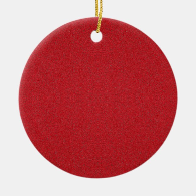 Ornamento de Personalizado rojo texturado (Frente)