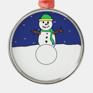 Ornamento de personalizado Snowman