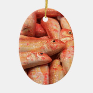 Ornamento de pescado rosa