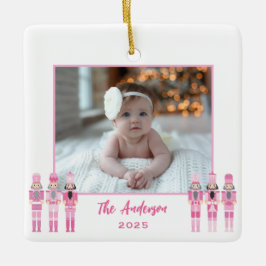 Ornamento de petcracker rosa