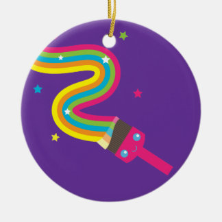 Ornamento de pincel de pintura