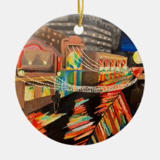 ornamento de pintura en el paseo marítimo de Atlan