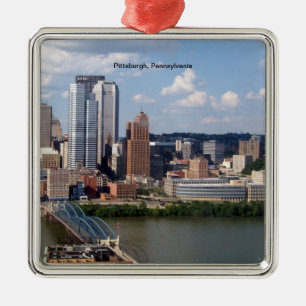 Ornamento de Pittsburgh, Pennsylvania Skyline