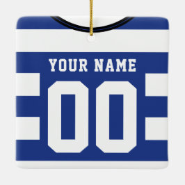 Ornamento de plantilla de personalizable Soccer Je