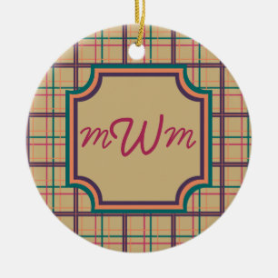 Ornamento de plástico