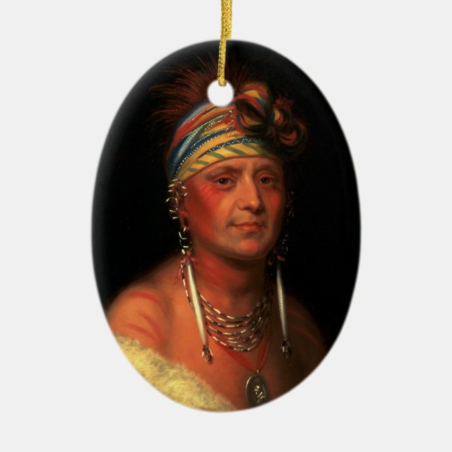 Ornamento de "Pluma Blanca" de King (Frente)