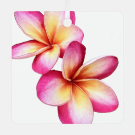 Ornamento de Plumeria Rosa