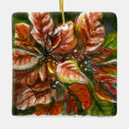 Ornamento de "Poinsettias"