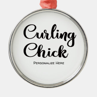 Ornamento de pollo curling