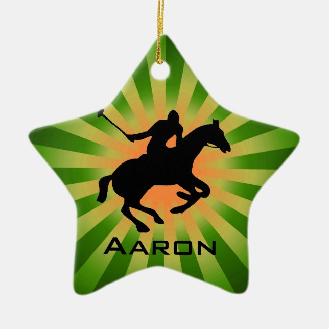 Ornamento de polo personalizado (Frente)