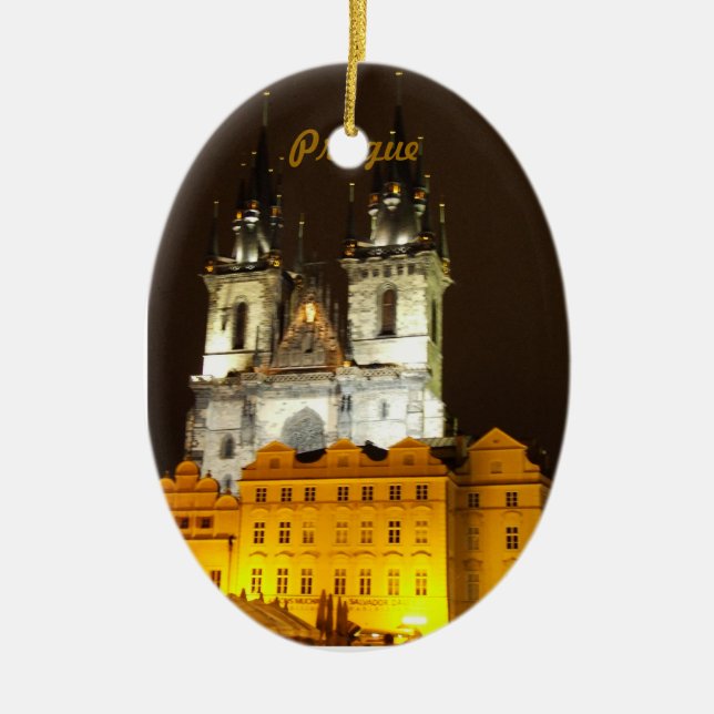 Ornamento de Praga nuestra señora de Tyn (Frente)