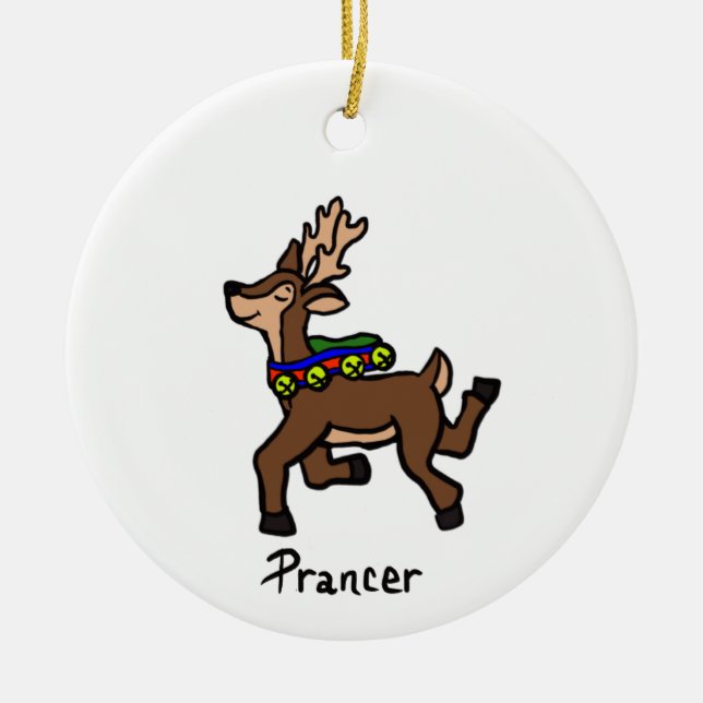 Ornamento de Prancer/Vixen (Frente)