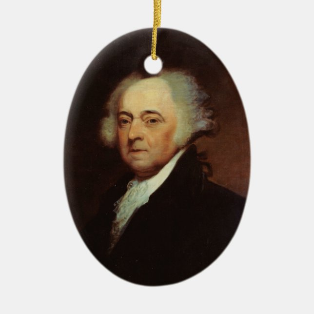 Ornamento de presidente John Adams (Frente)