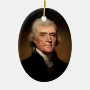 Ornamento de presidente Thomas Jefferson