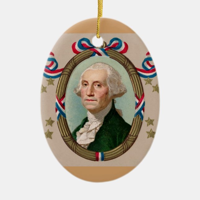 Ornamento de presidente Washington (Frente)