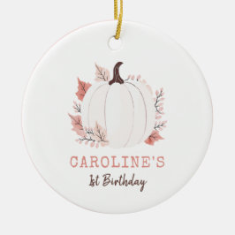 Ornamento de primer cumpleaños