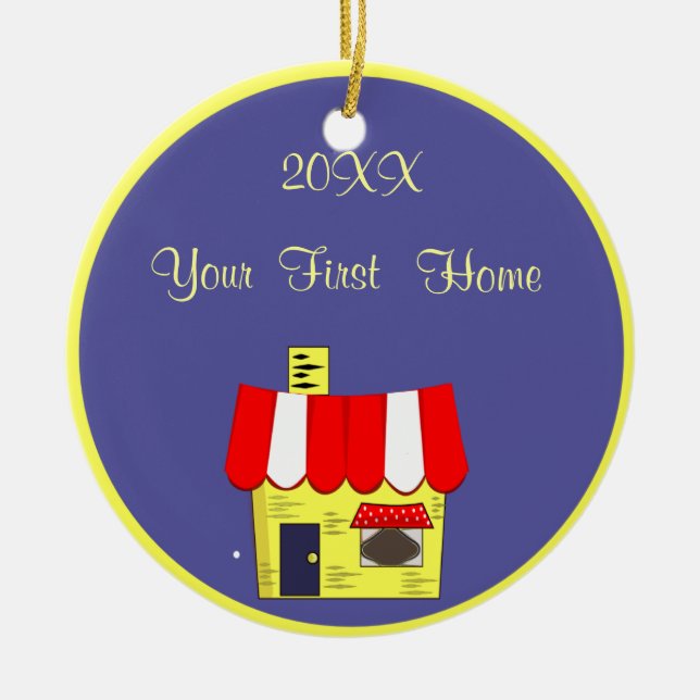 Ornamento de primer hogar (Frente)