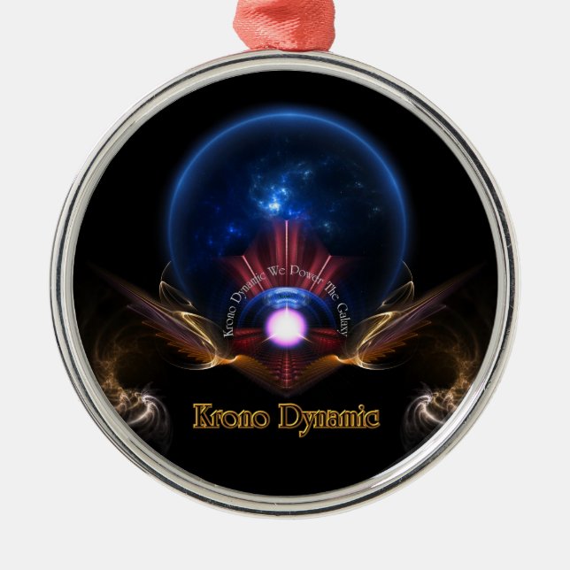 Ornamento de primera calidad de arte fractal dinám (Frente)
