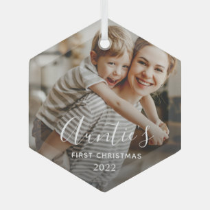 Ornamento de primera copa de Navidad de la tía