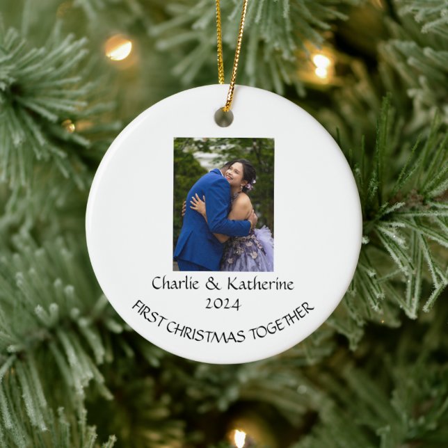 Ornamento de primera navidad personalizada (Árbol)