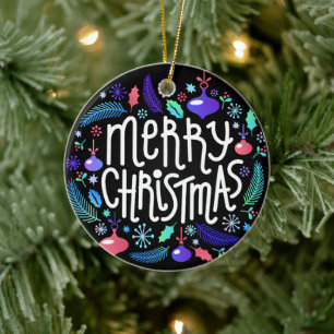 Ornamento de primera navidad personalizada