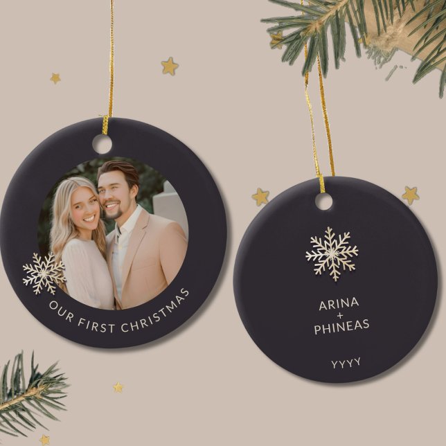 Ornamento de primera Navidad personalizado (Subido por el creador)
