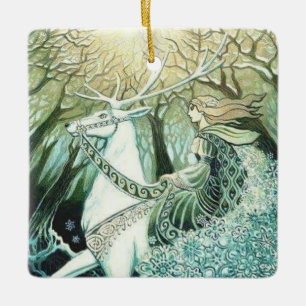 ornamento de princesa navidad