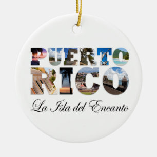 Ornamento de Puerto Rico La Isla Del Encanto
