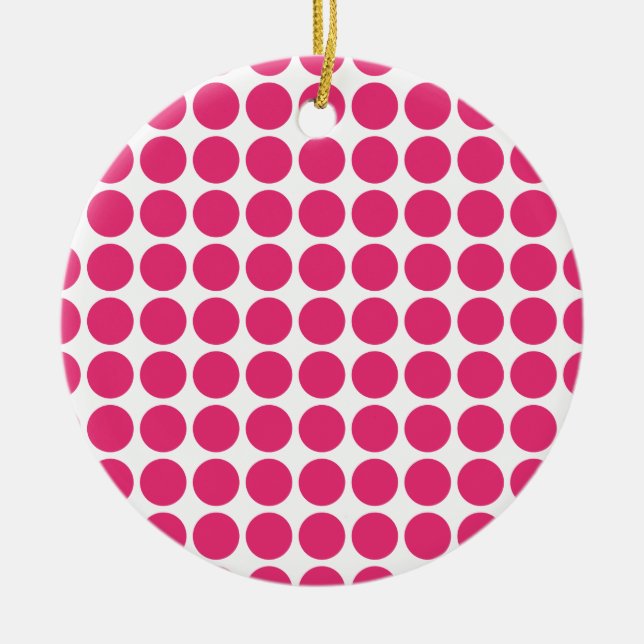 Ornamento de puntos mini polka (Frente)