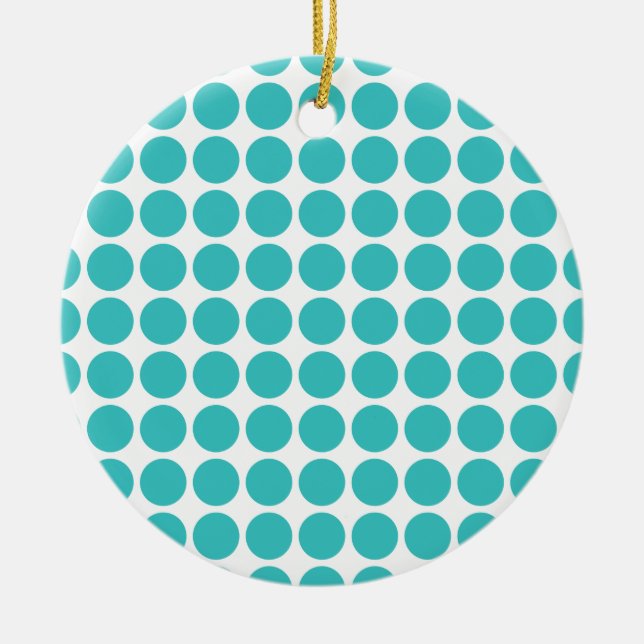 Ornamento de puntos mini polka (Frente)