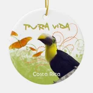Ornamento de Pura Vida Toucan & Butterflies