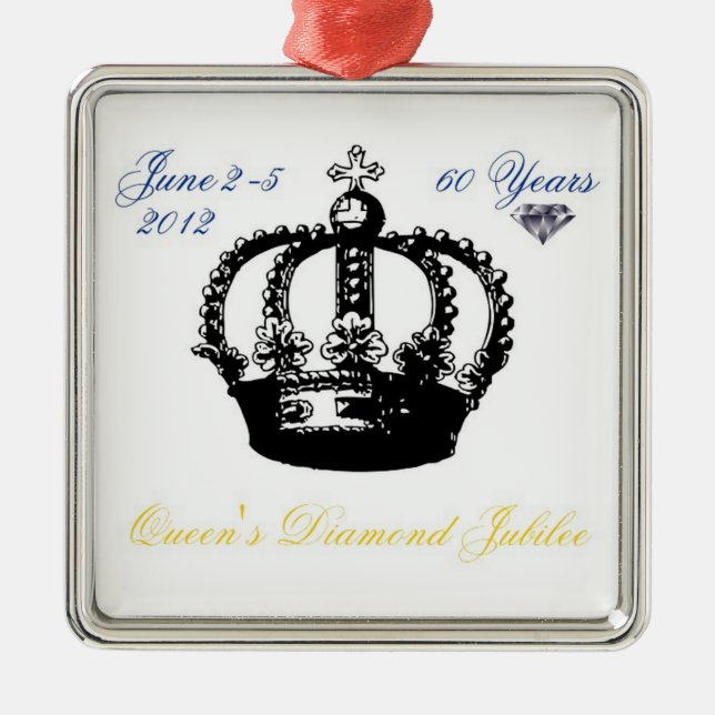 Ornamento de Queens Diamond Jubilee 2012 (Frente)