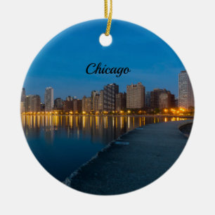 Ornamento de recuerdo del paisaje urbano del norte