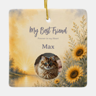 Ornamento de recuerdo personalizado para mascotas