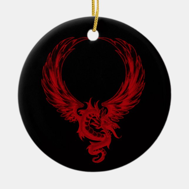 Ornamento de Red Dragon Ryuu (Frente)