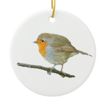 Ornamento de Redbreast del petirrojo