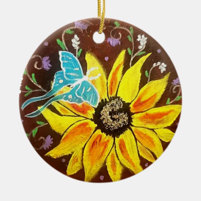 Ornamento de redondeo de cerámica radiante (Frente)