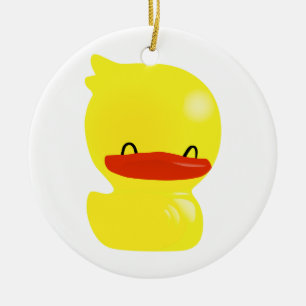 Ornamento de redondeo de ducky Super Cute