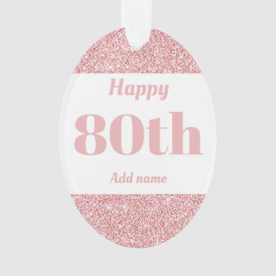 ornamento de regalo de cumpleaños personalizado de