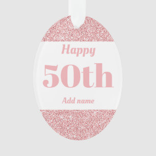 ornamento de regalo de cumpleaños personalizado de