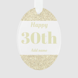 ornamento de regalo de cumpleaños personalizado de