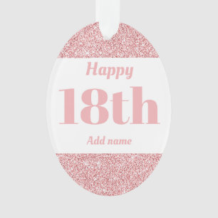ornamento de regalo de cumpleaños personalizado de