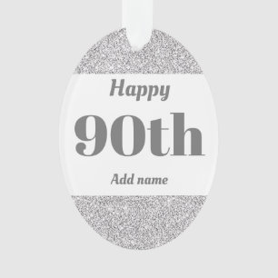 ornamento de regalo de cumpleaños personalizado de