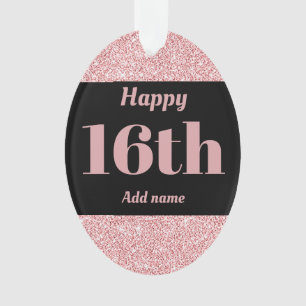 ornamento de regalo de cumpleaños personalizado de