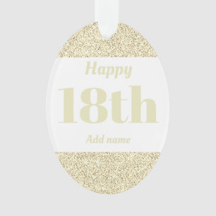 ornamento de regalo de cumpleaños personalizado de