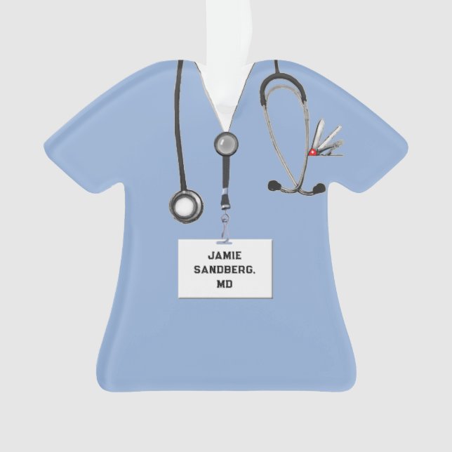 Ornamento de regalo de Médica creativo Keepsake (Anverso)