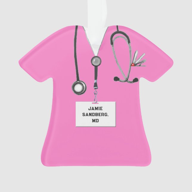 Ornamento de regalo de Médica creativo Keepsake (Anverso)